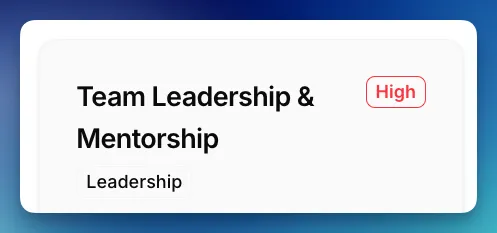 Ranked Interview Focus Areas feature illustration